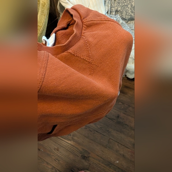 Rust Orange Crewneck Sweatshirt - Picture 2 of 2